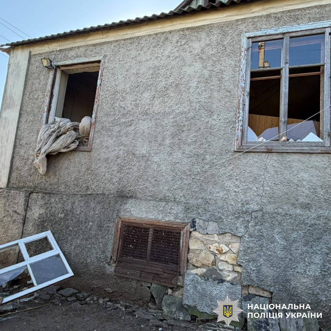 На фото наслідки ворожого обстрілу