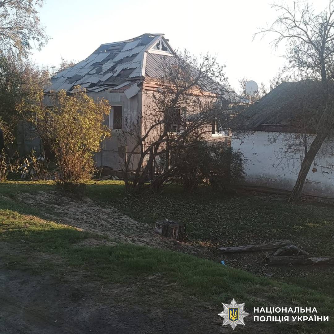 На фото наслідки ворожого обстрілу