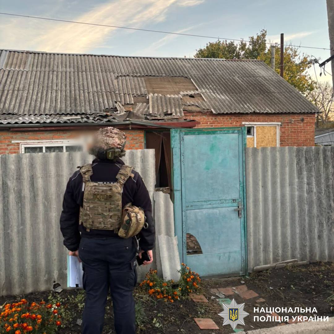На фото наслідки ворожого обстрілу