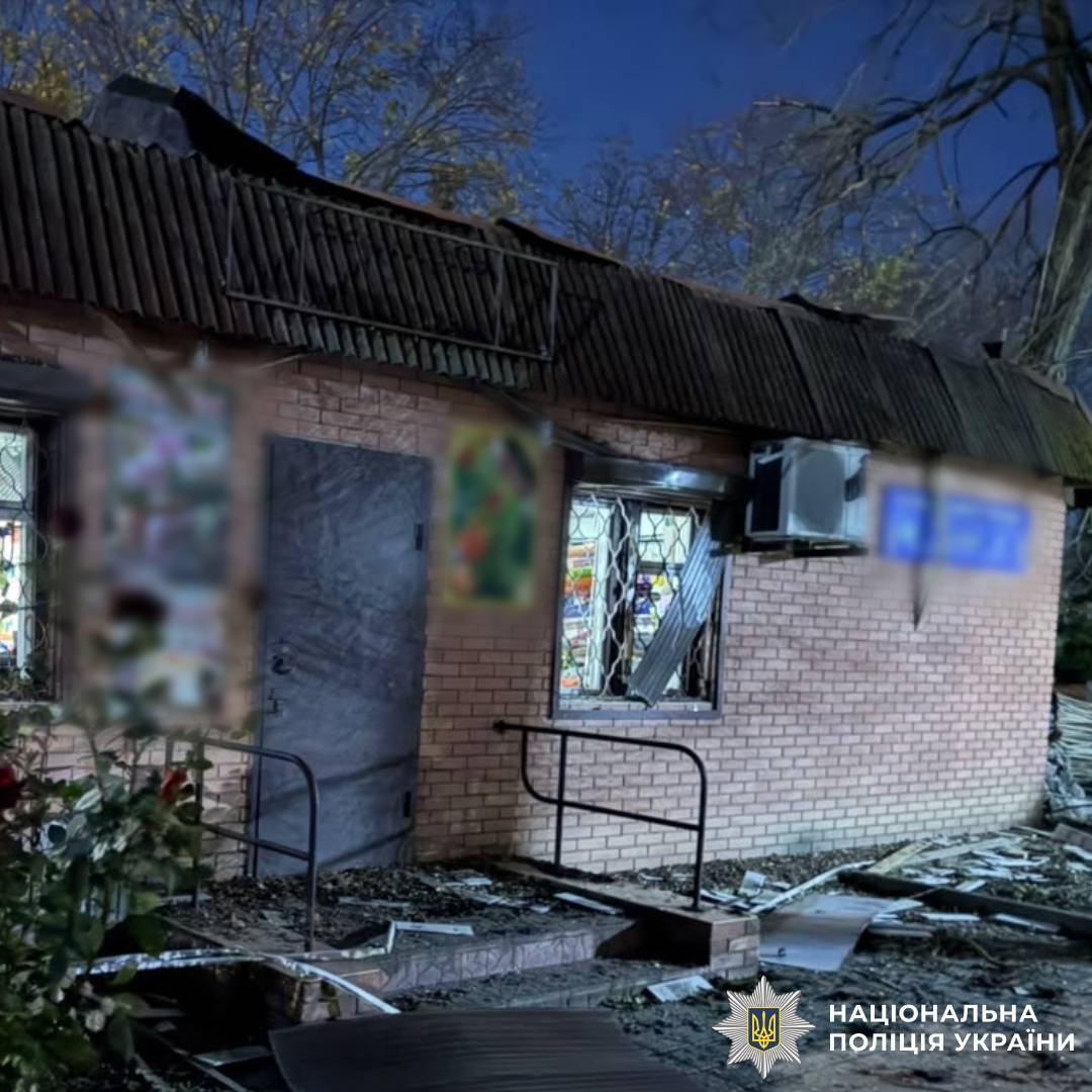 На фото наслідки ворожого обстрілу