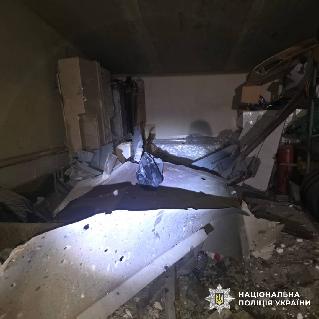 На фото наслідки ворожого обстрілу