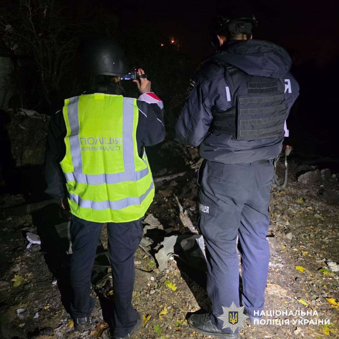 На фото наслідки ворожого обстрілу