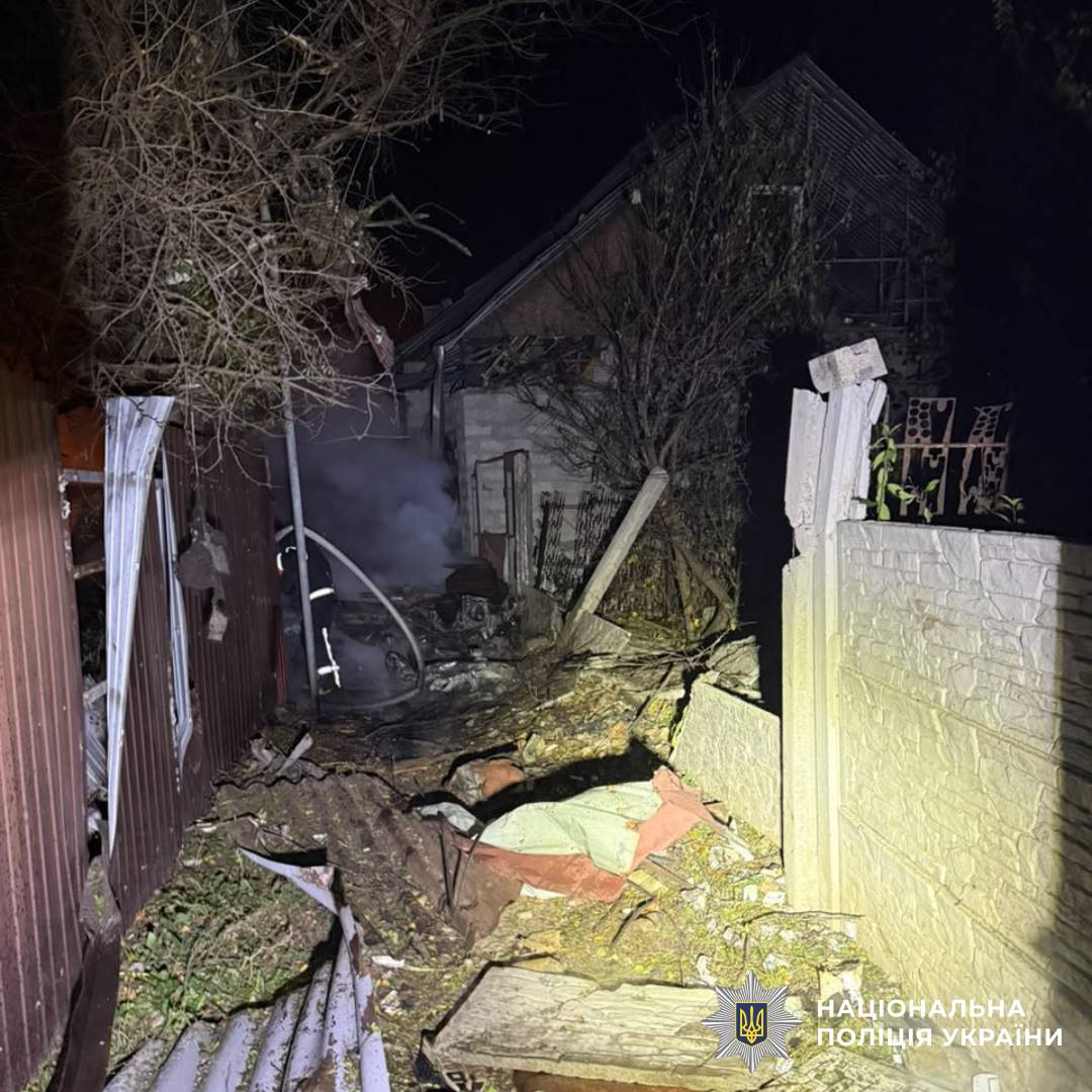 На фото наслідки ворожого обстрілу