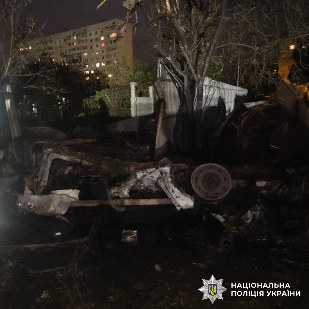 На фото наслідки ворожого обстрілу