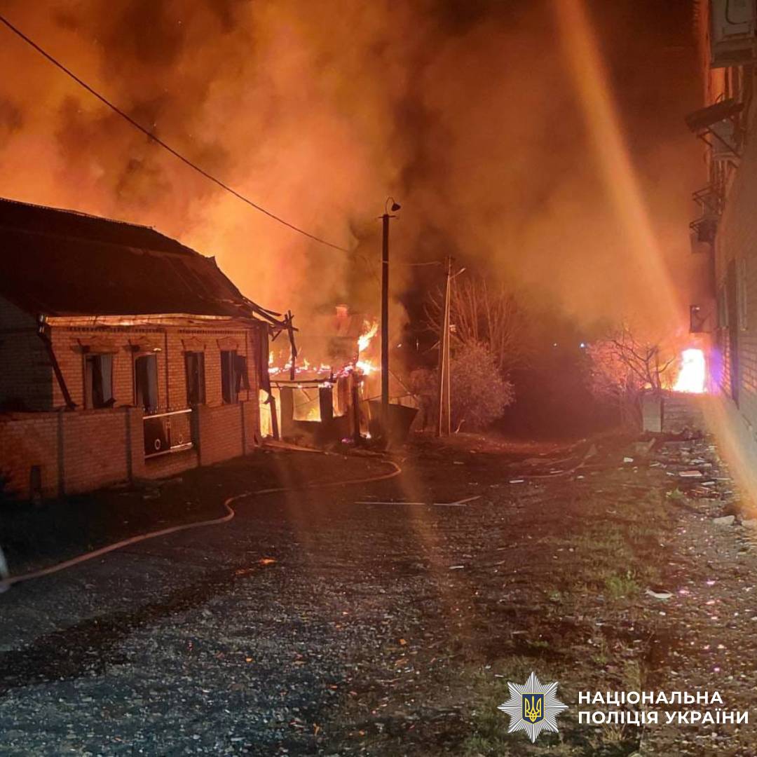 На фото наслідки ворожого обстрілу