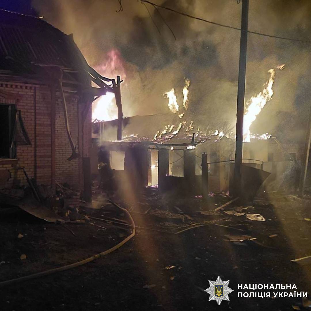 На фото наслідки ворожого обстрілу