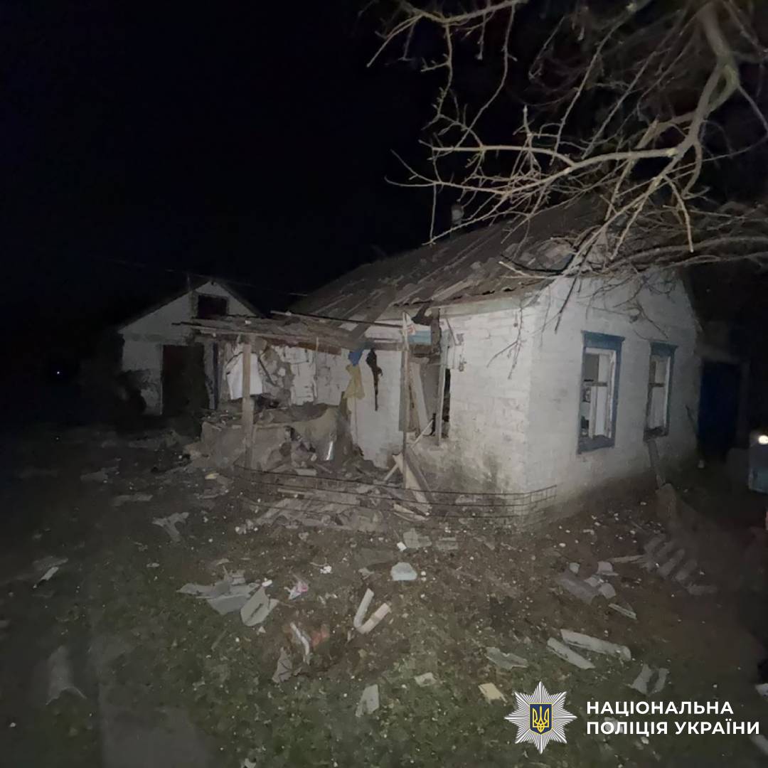 На фото наслідки ворожого обстрілу