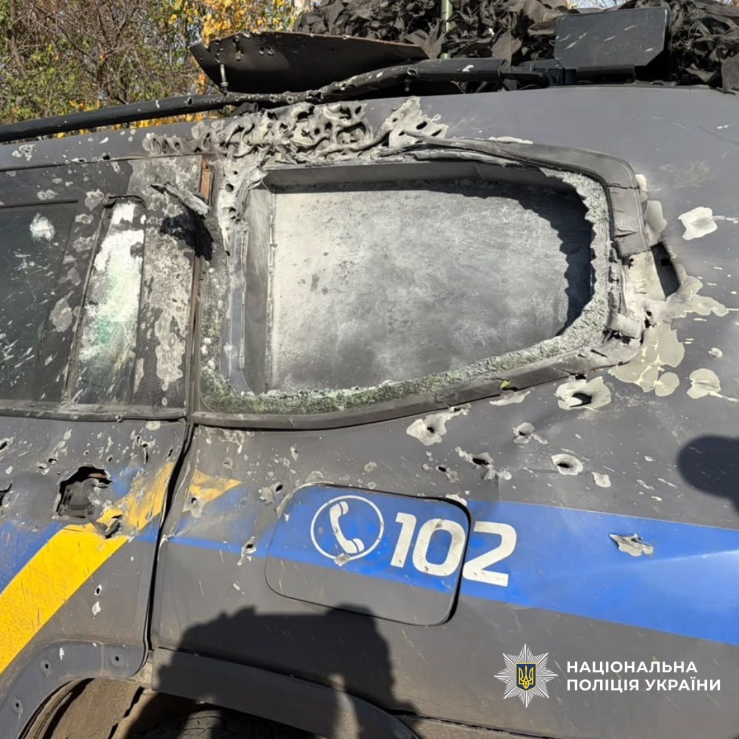 На Харківщині російський дрон атакував евакуаційну групу поліції «Білі янголи»: поранено двох правоохоронців