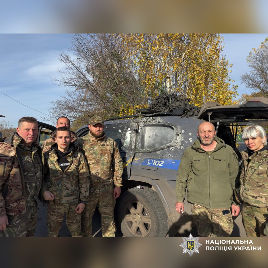 На Харківщині російський дрон атакував евакуаційну групу поліції «Білі янголи»: поранено двох правоохоронців