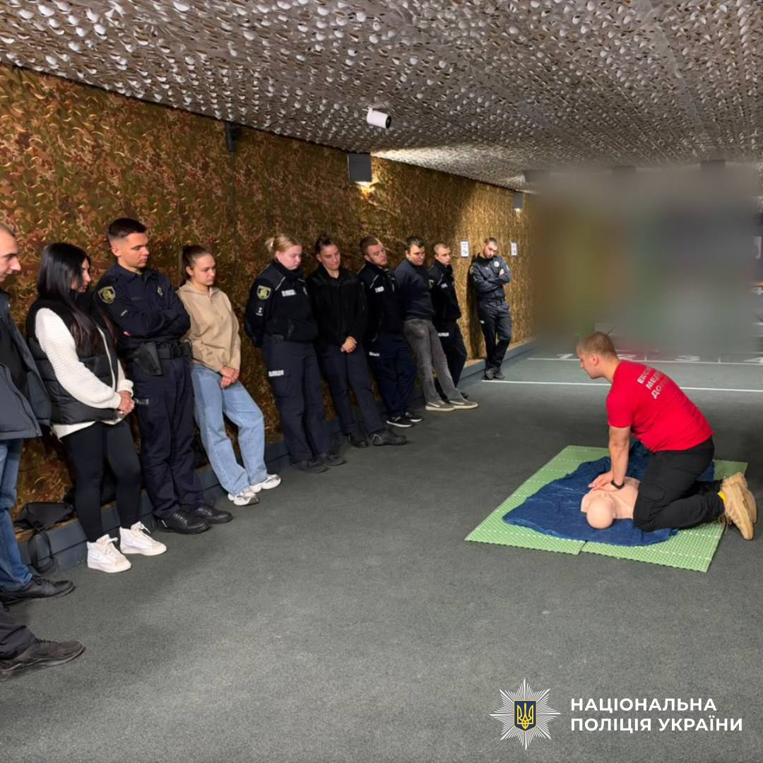 Поліцейські Харківщини продовжують вдосконалювати навички надання домедичної допомоги