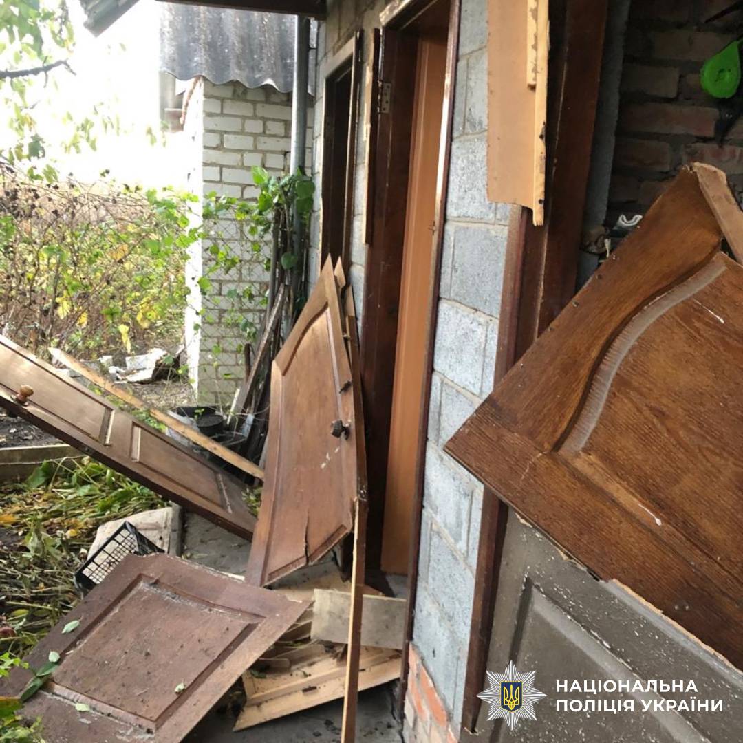На фото наслідки ворожого обстрілу