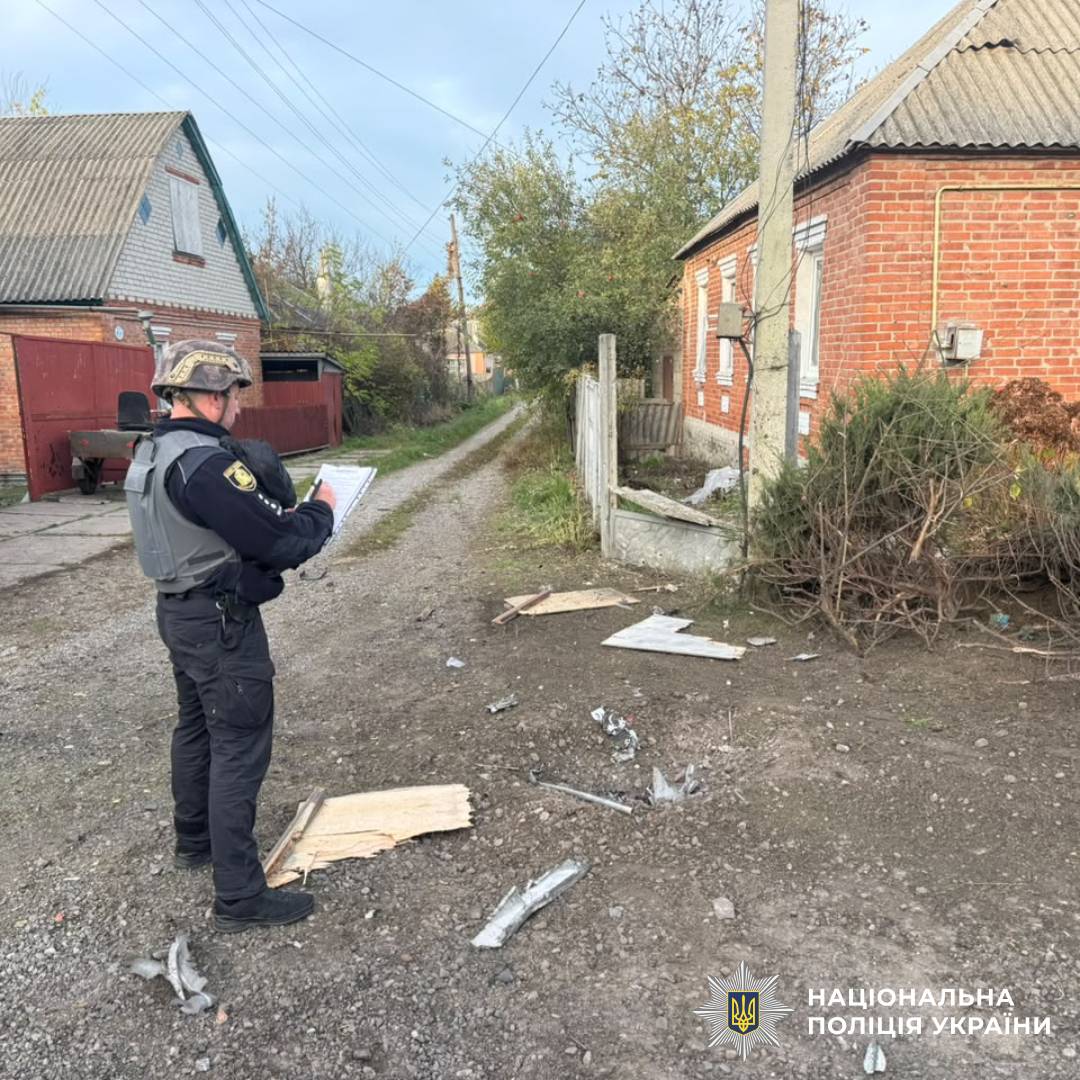 На фото наслідки ворожого обстрілу