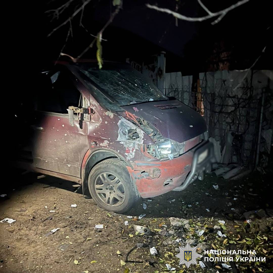 На фото наслідки ворожого обстрілу