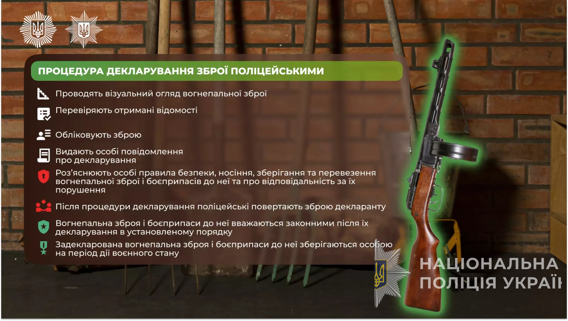 що потрібно знати про декларування зброї