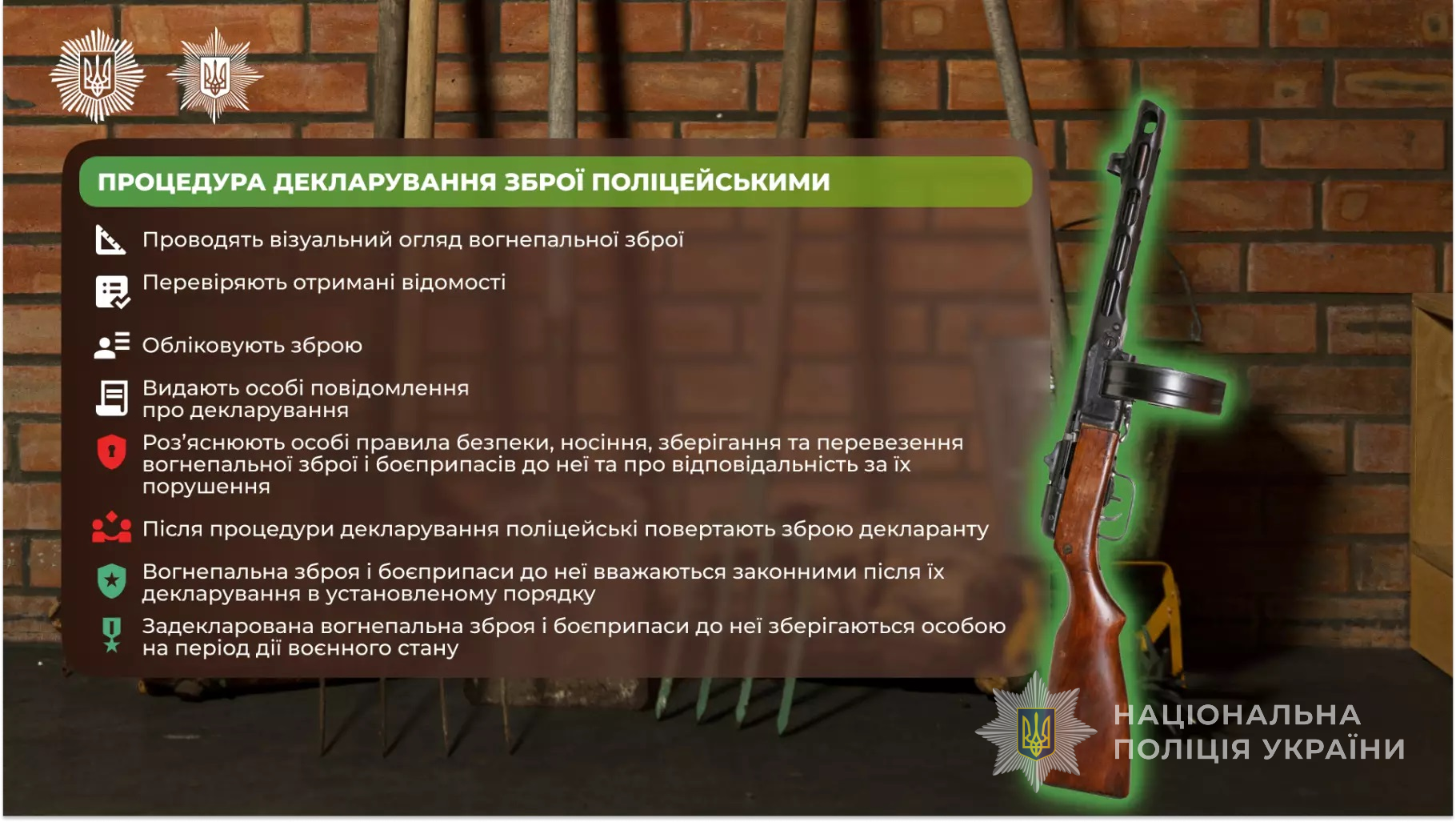 що потрібно знати про декларування зброї