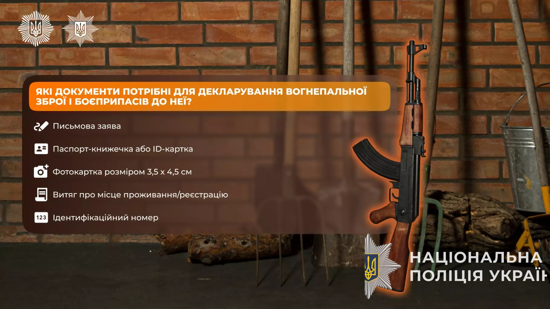 що потрібно знати про декларування зброї