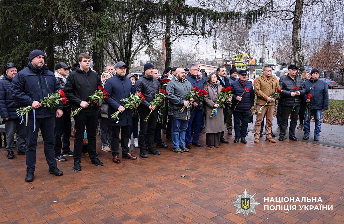 Учасники заходу із вшанування ліквідаторів ЧАЕС