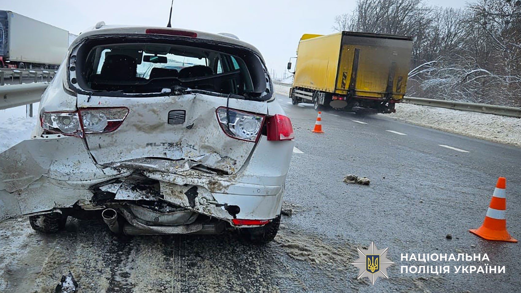 Поліція Полтавщини розслідує ДТП, в якій травмовано малолітню дитину та двох осіб