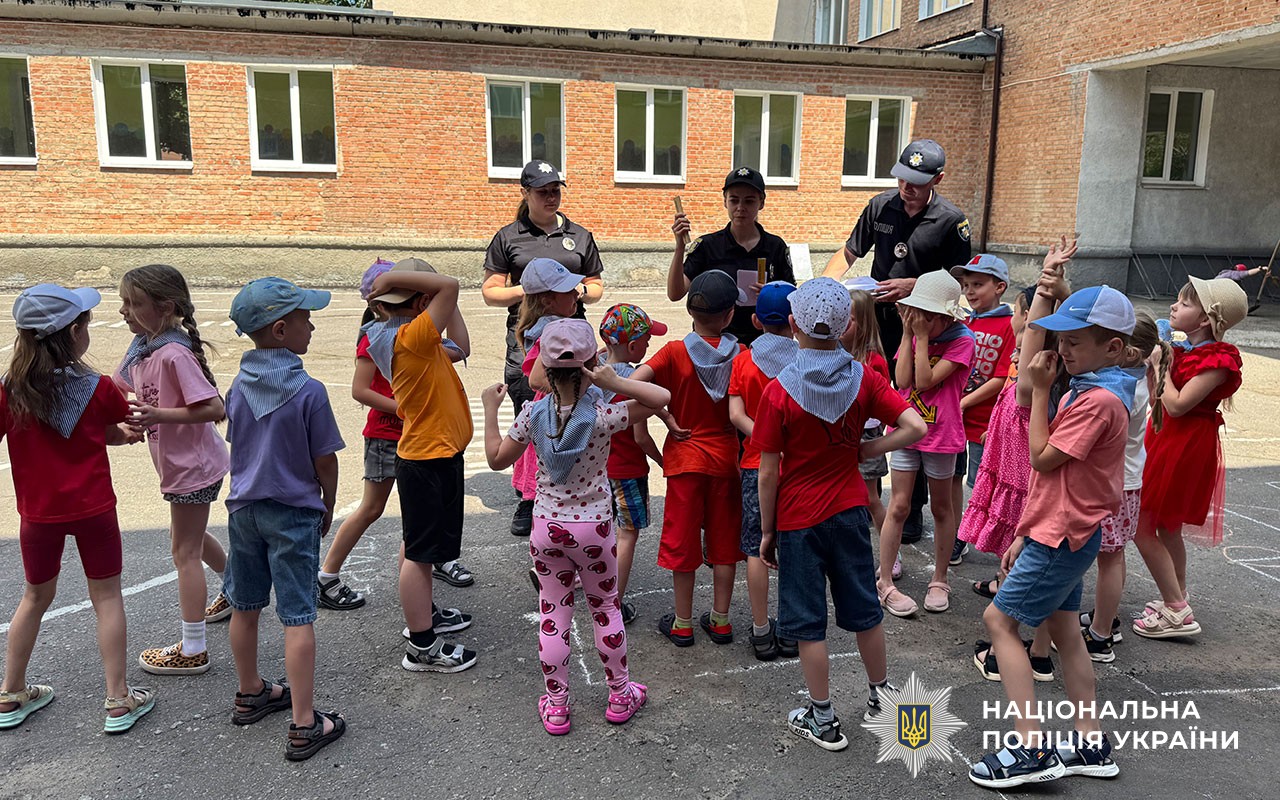 Безпечне літо: поліцейські Миргородщини провели для дітей урок мінної безпеки