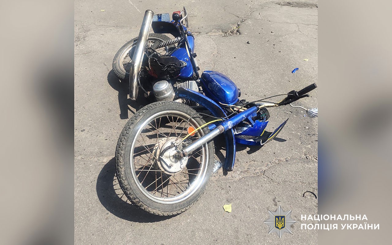 Двохколісник, на якому рухався постраждалий