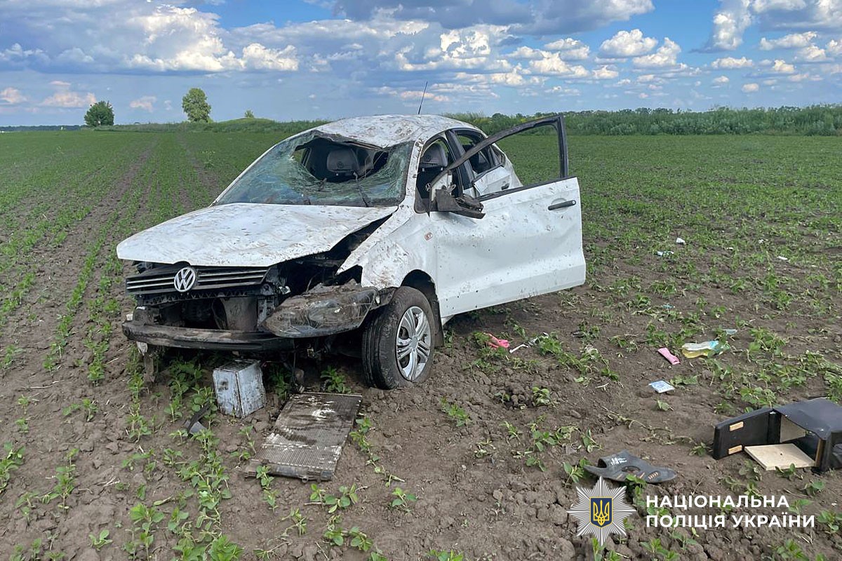 У ДТП на Полтавщині постраждали двоє пасажирів: поліція встановлює обставини