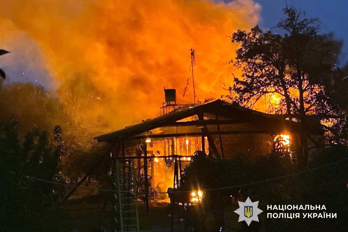 пожежа в садовому товаристві