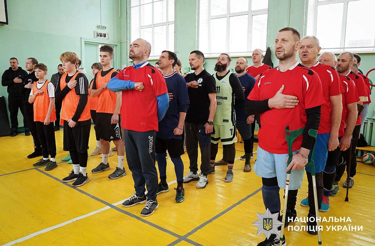 ветерани перед початком тренування