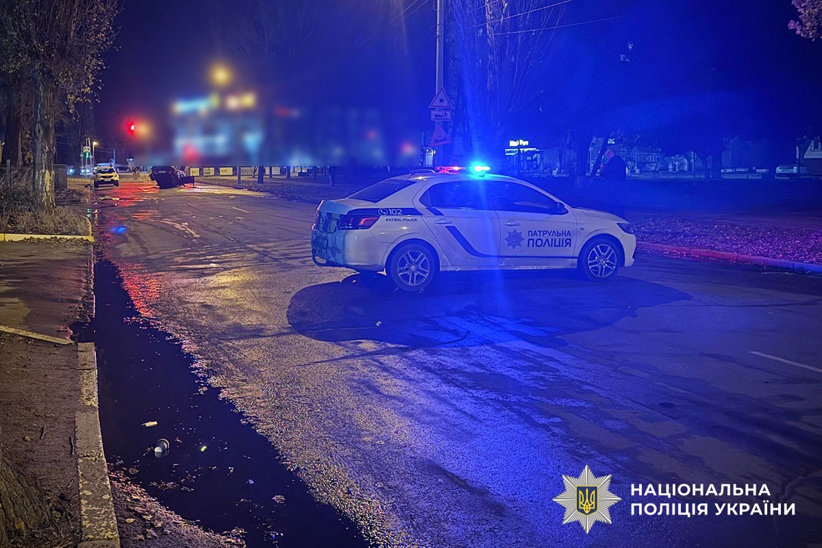 Місце скоєння ДТП у Кременчуці