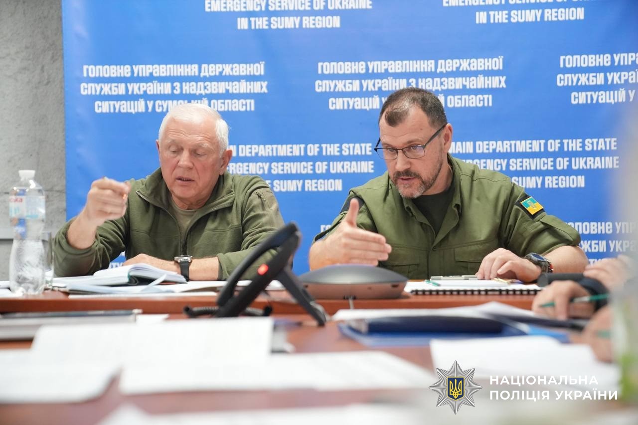 глава мвс україни ігор клименко із робочою поїздкою у сумській області