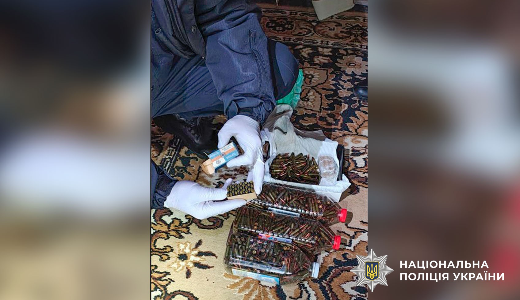 У Кременчуцькому районі під час виїзду на виклик про домашнє насильство поліцейські вилучили боєприпаси