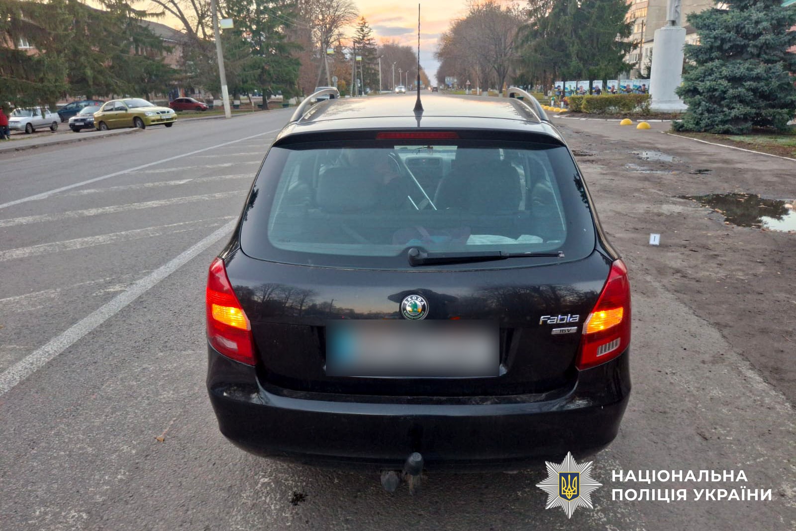 Авто, яке збило жінку 