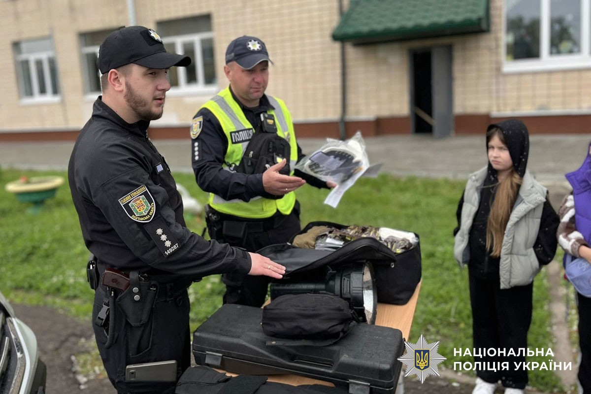 Школярам Щербанівської громади поліцейські розповіли про службу та безпечний літній відпочинок