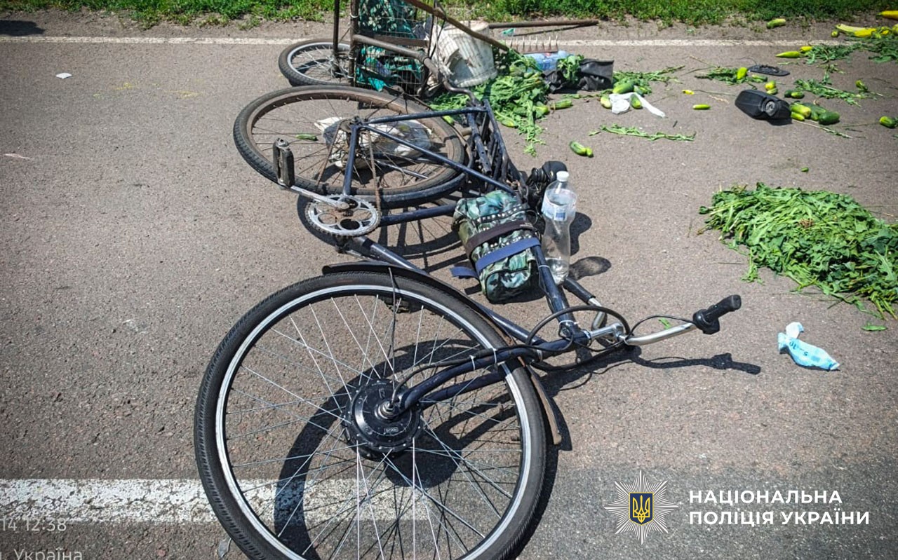 Електровелосипед, на якому рухався постраждалий