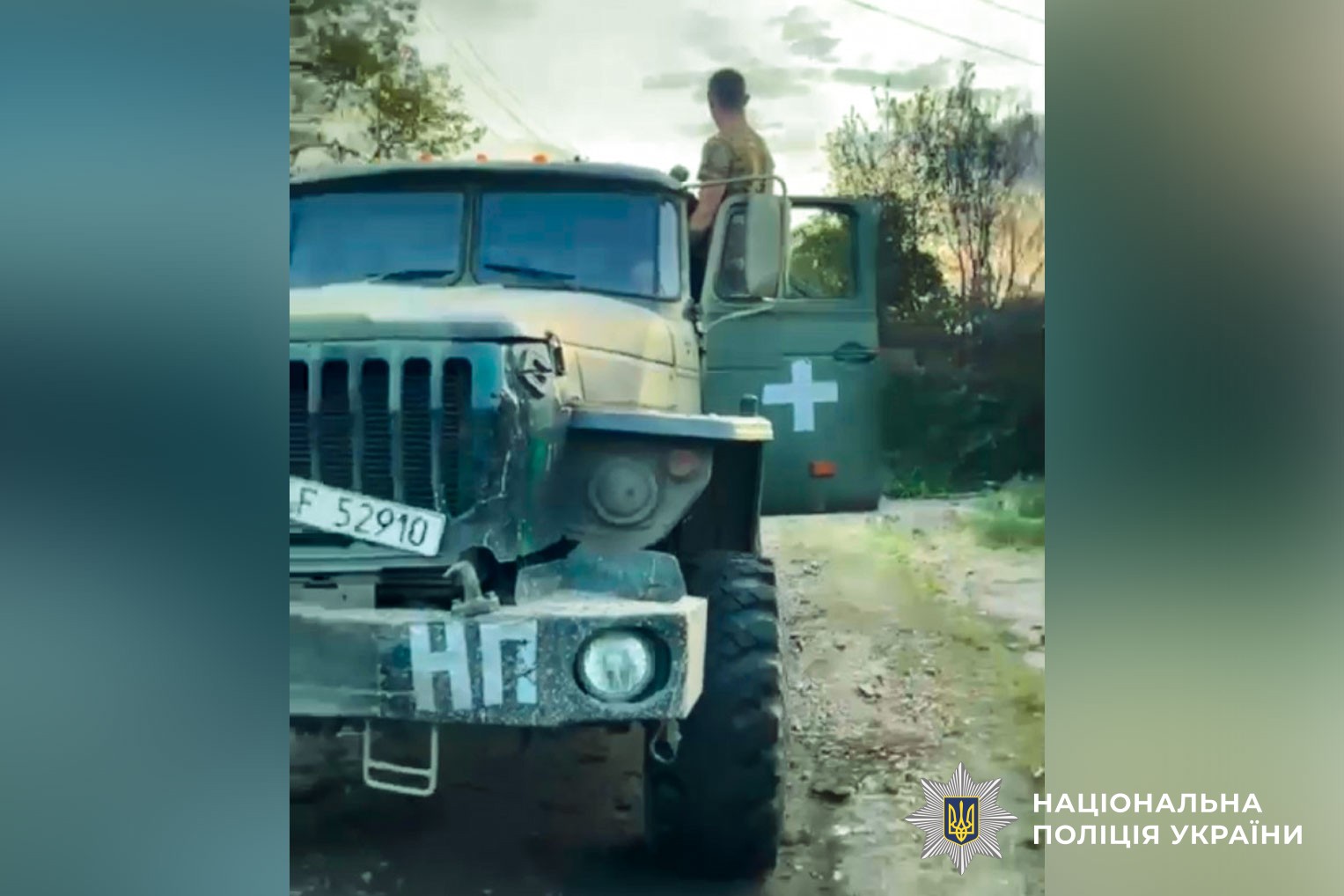 на бойовій вантажівці