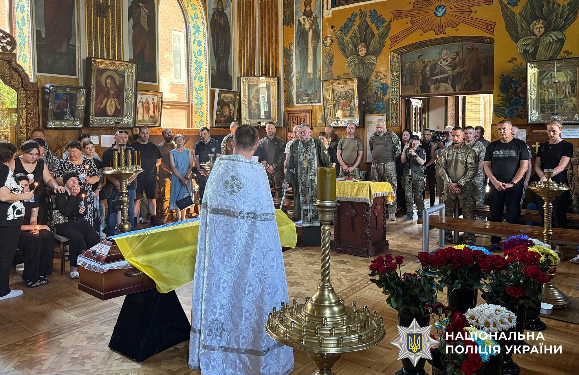 прощання з поліцейським штурмового полку ОШБ 