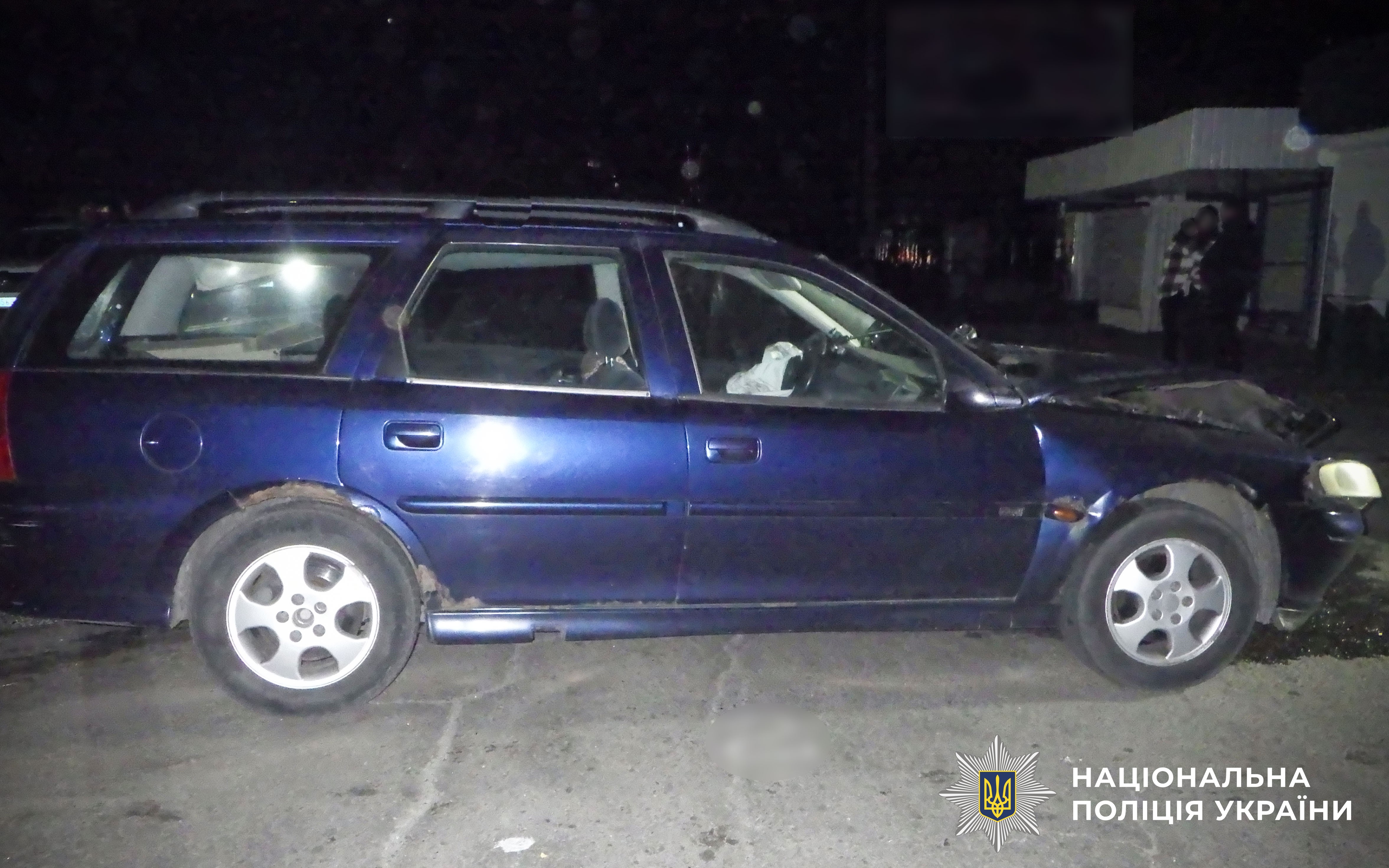 Автомобіль, що причетний до ДТП на вулиці Зіньківській у Полтаві