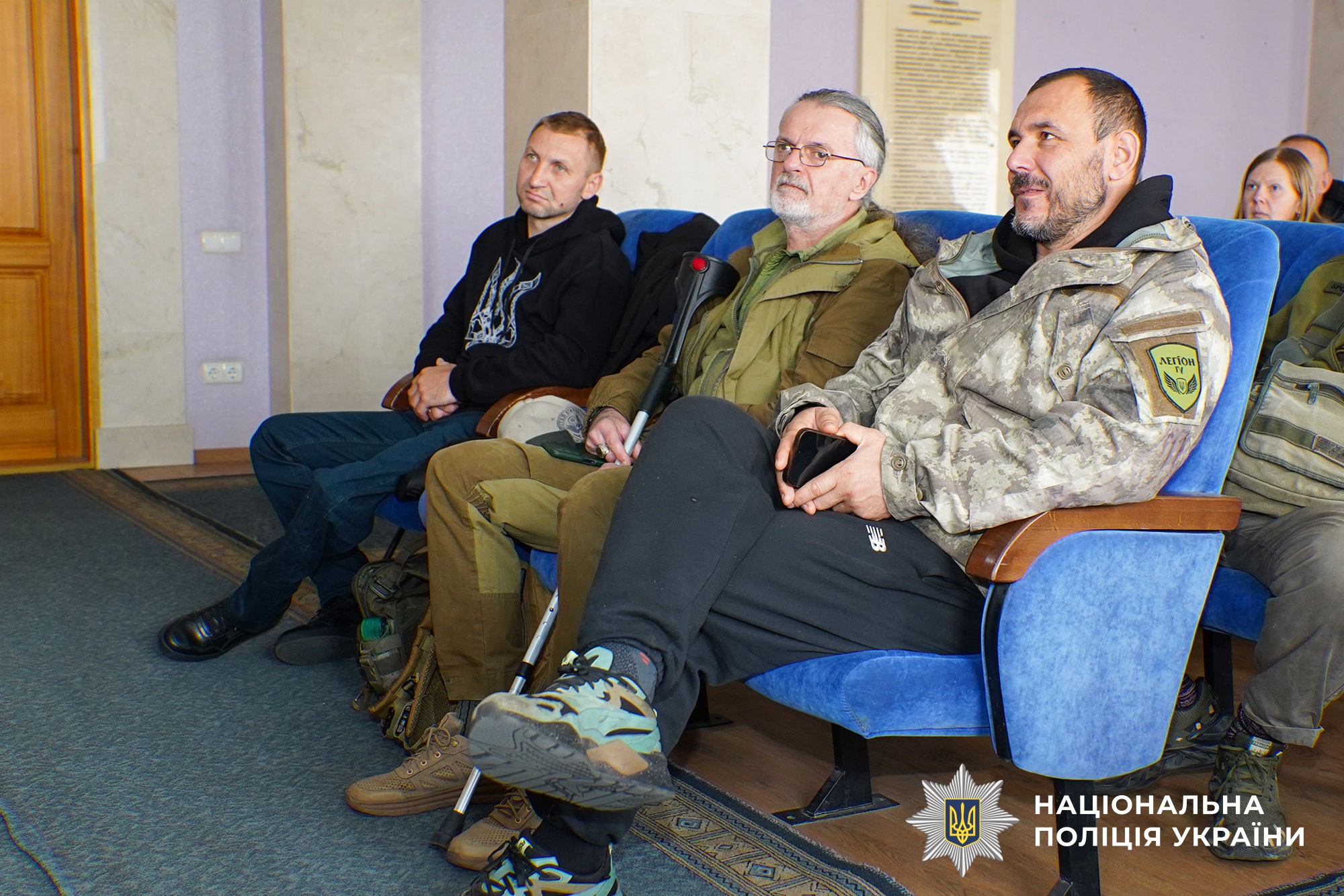 Ветерани, які присутні на зустрічі 