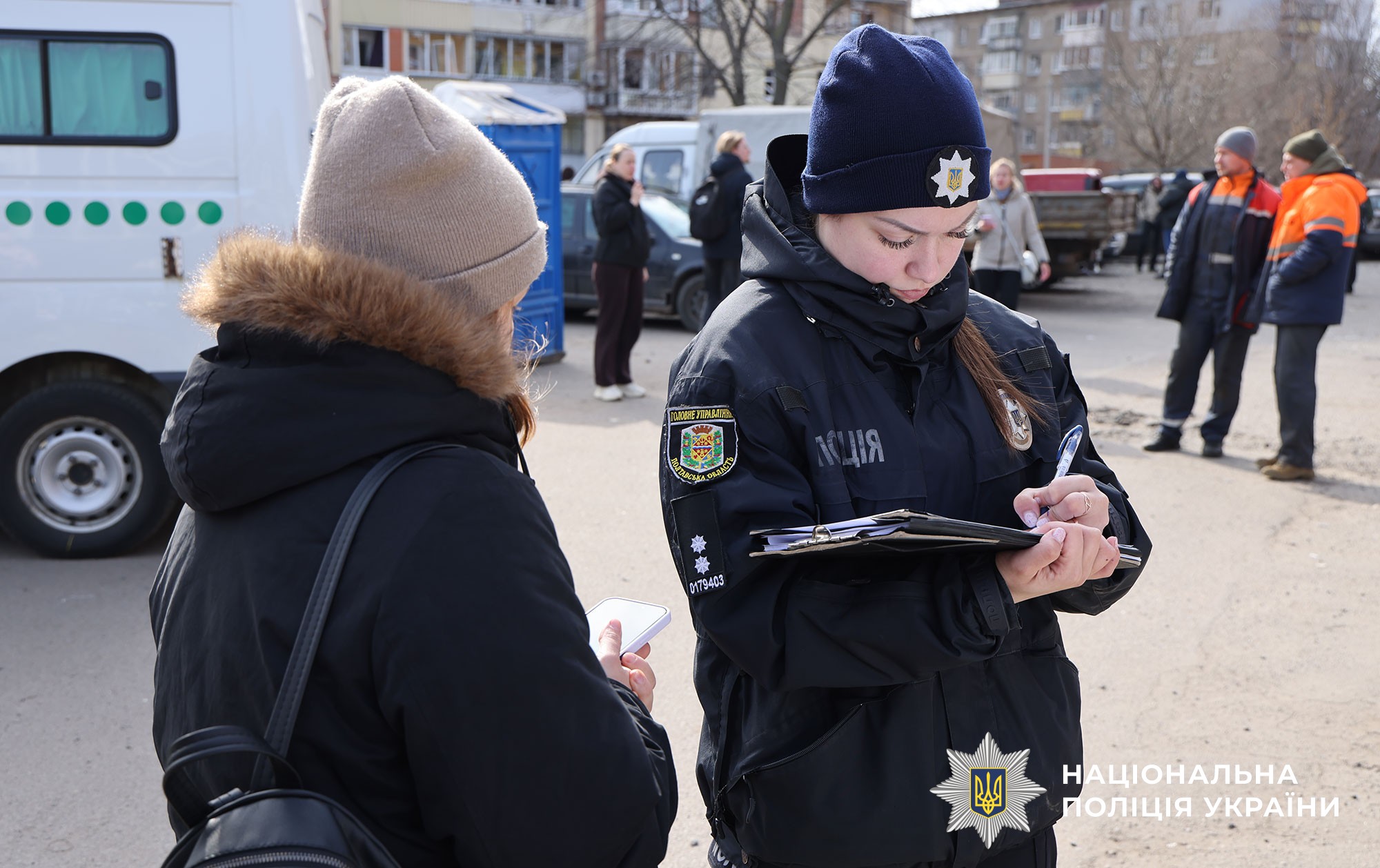 Поліція працює на місці події