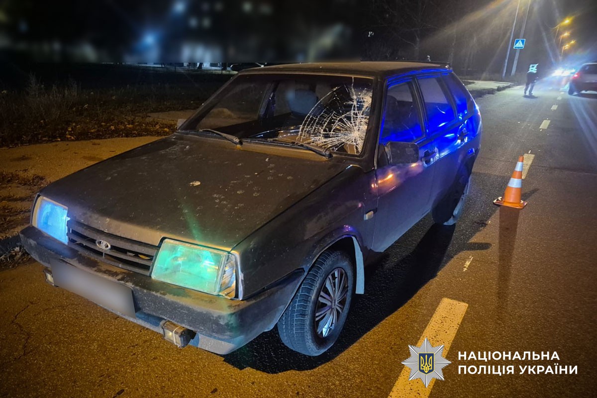 Автомобіль, що причетний до ДТП у Полтаві