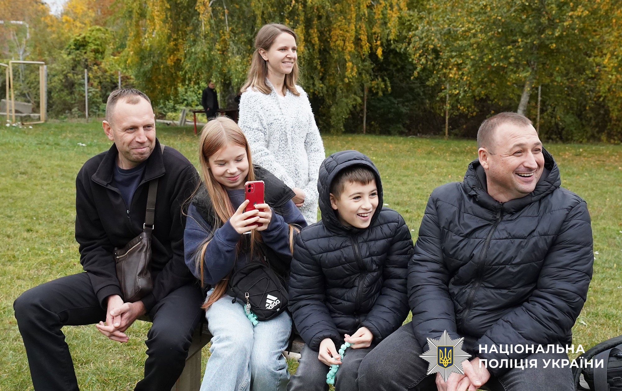 поліцейські – учасники бойових дій та їх діти на сеансі каністерапії