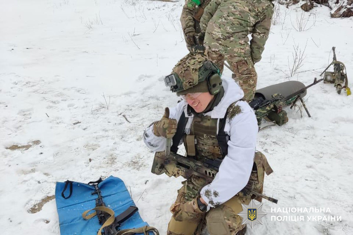 Михайло Главатських під час бойового виходу