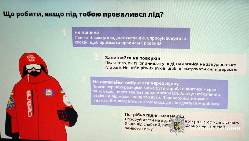 Поради, як  поводитися на льоду