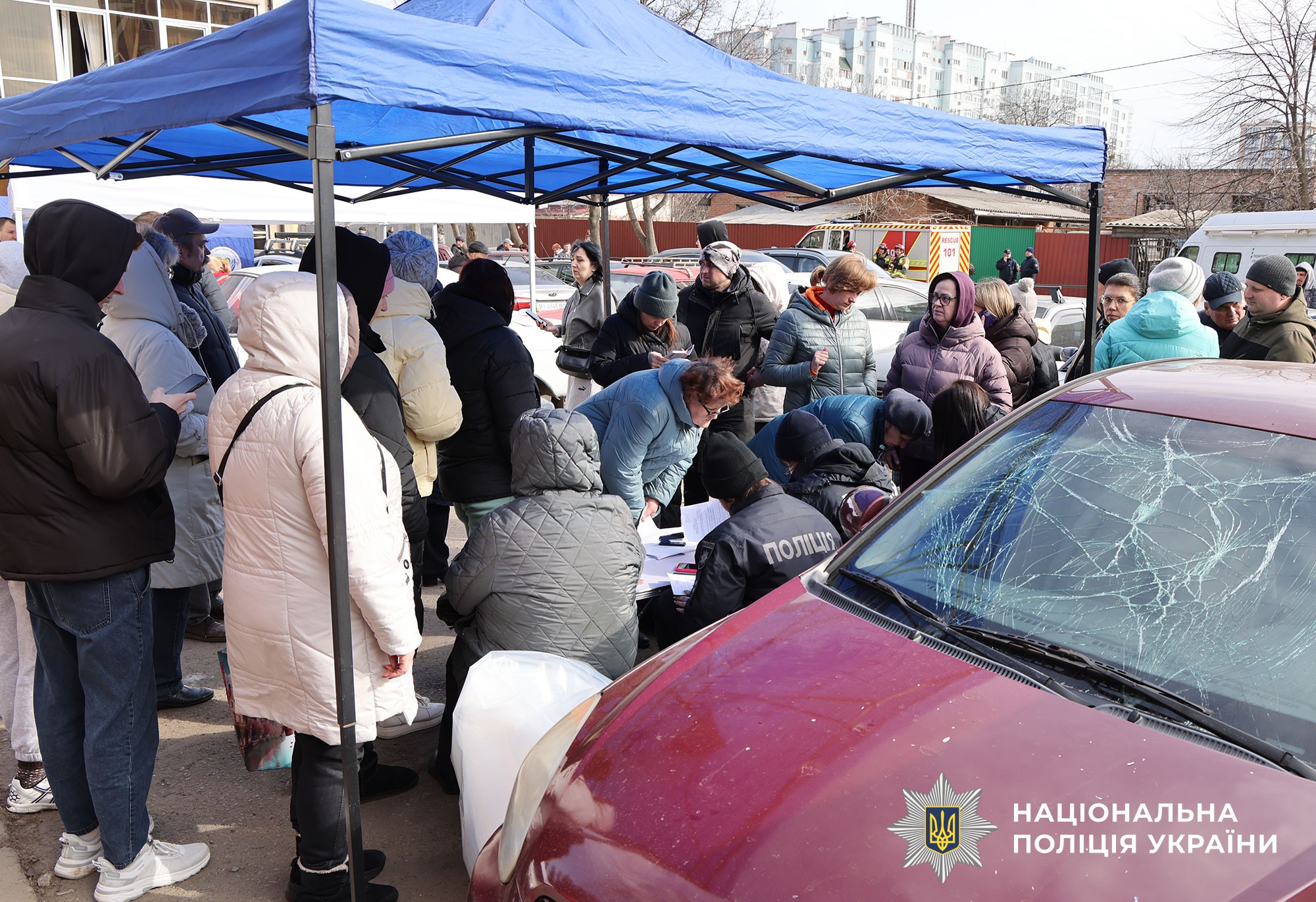 Поліція працює на місці події