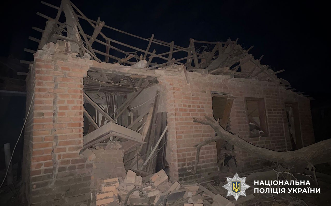 На Полтавщині поліція та СБУ документують наслідки ворожої атаки