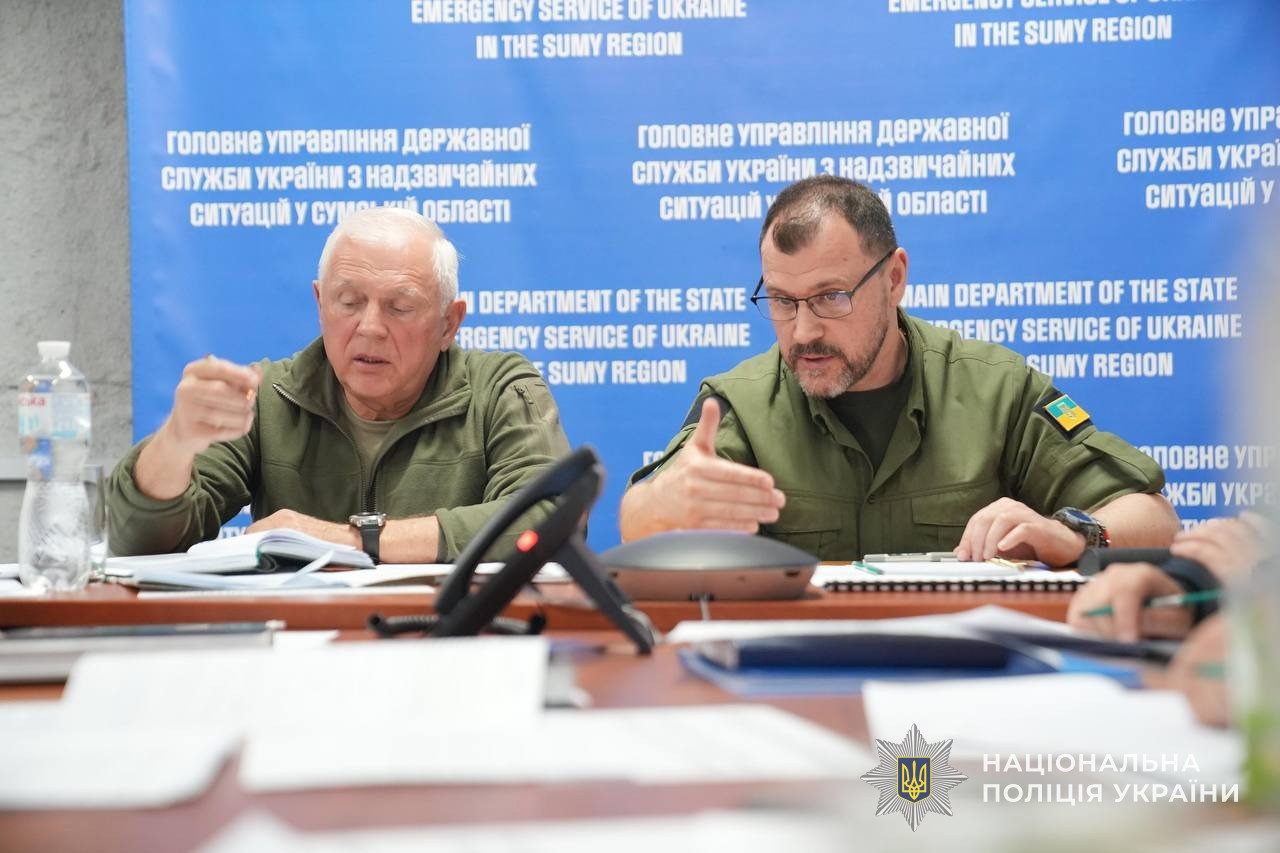 глава мвс україни ігор клименко із робочою поїздкою у сумській області