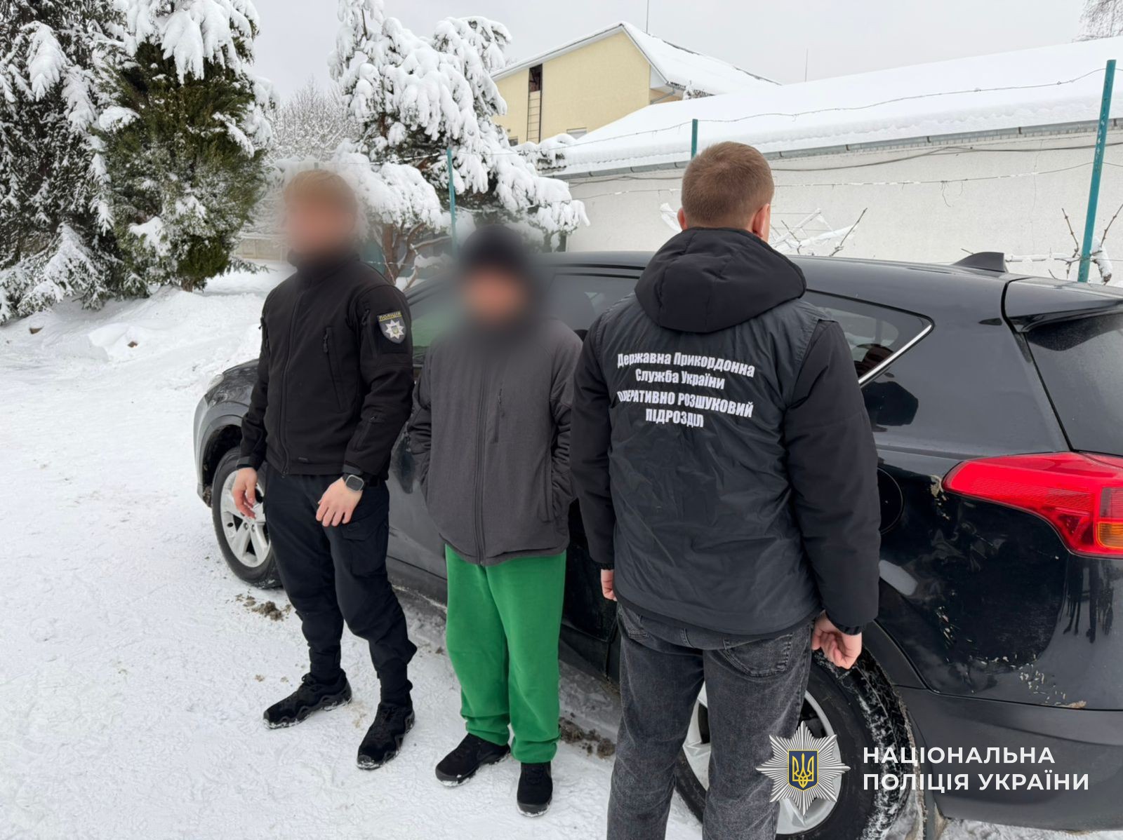 затриманий за підозрою у незаконному переправленні осіб через держкордон з правоохоронцями