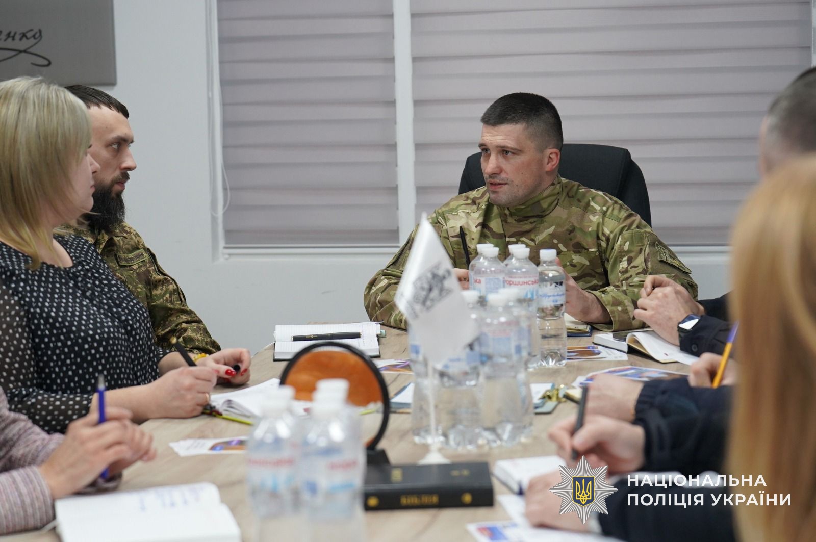 Владислав Горнодь з представниками МВС на нараді щодо посилення співпраці задля реінтеграції ветеранів та їх професійної адаптації