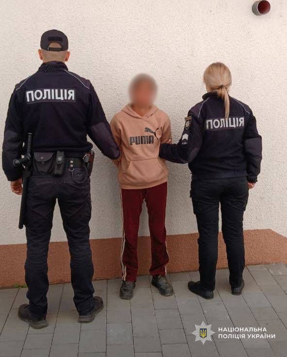 Підозрювана у підпалі майна з поліцейськими