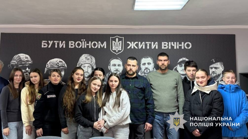 Зустріч учнів Воловецького ліцею з ветераном війни Андрієм Пацьо