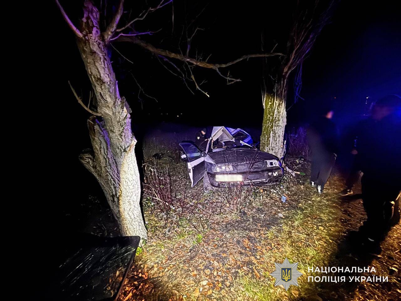 Автомобіль "Volkswagen" внаслідок ДТП